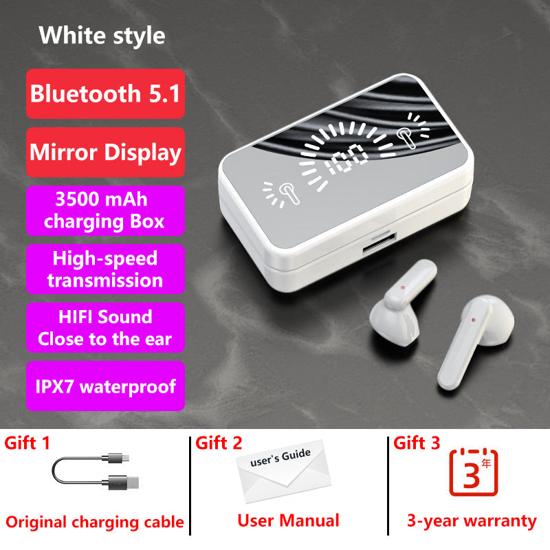 The New Bluetooth Black Tech Wireless Headset